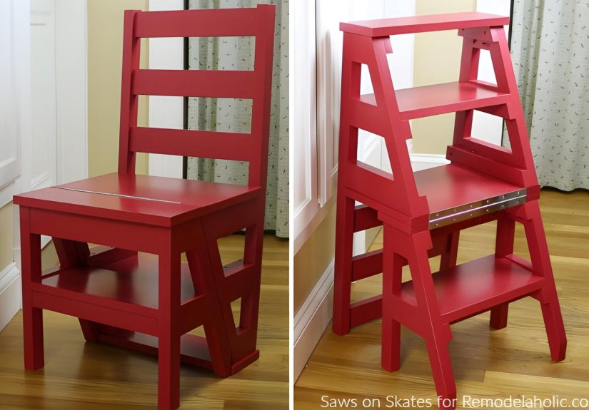 DIY Ladder Chair: How to Build an Awesome Folding Step Stool Chair