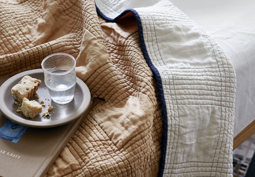 Mathilde: Minimalist Linen Quilts, Made in Rhode Island