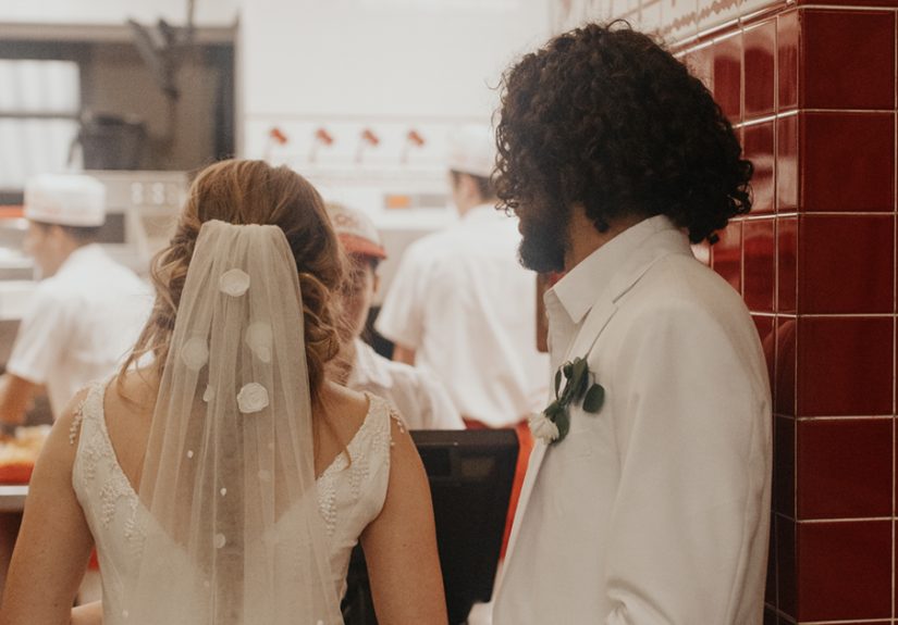 21 Wedding Photos That I Took At In-N-Out Burger Chain Restaurant