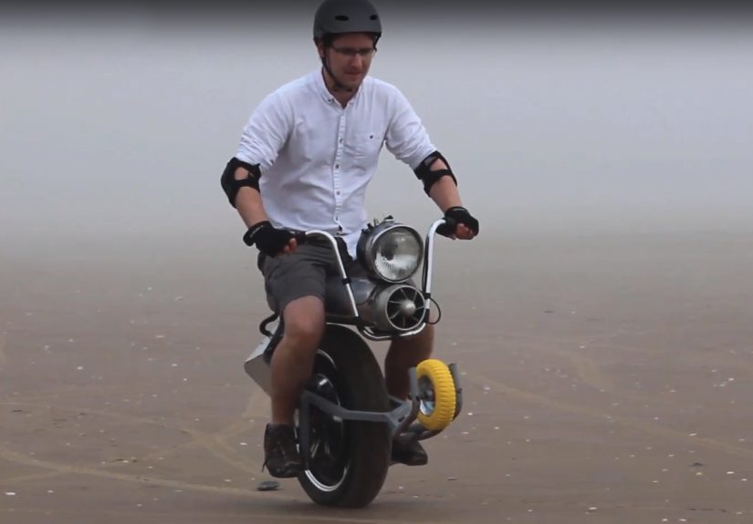 3000W Unicycle’s Only Limitation Is “Personal Courage”