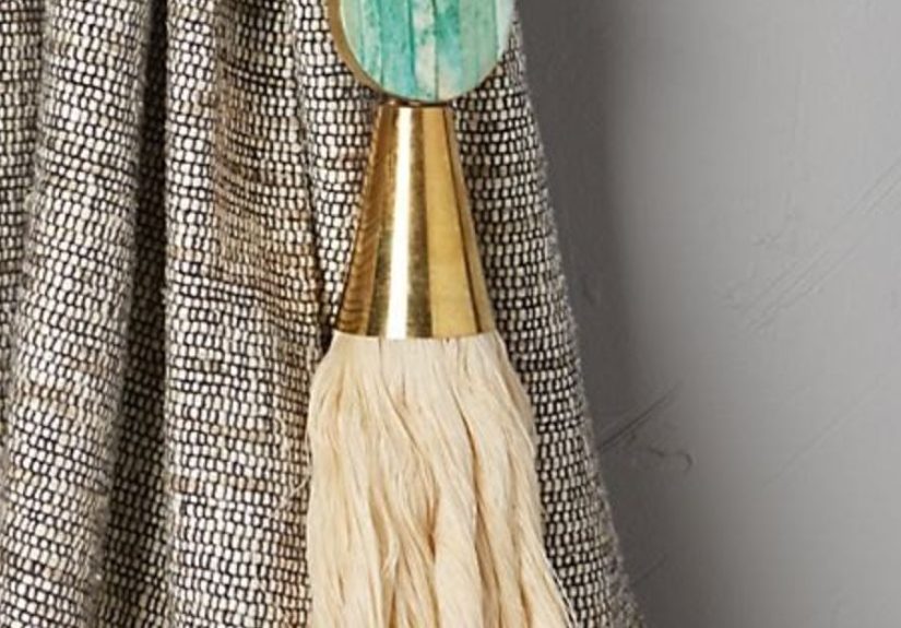 DIY Curtain Tiebacks