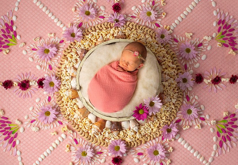 Each Of My Mandalas Is Designed For A Particular Baby, And Here Are My Latest 38 Photographs From The Series: “The Kids Of The Sun”