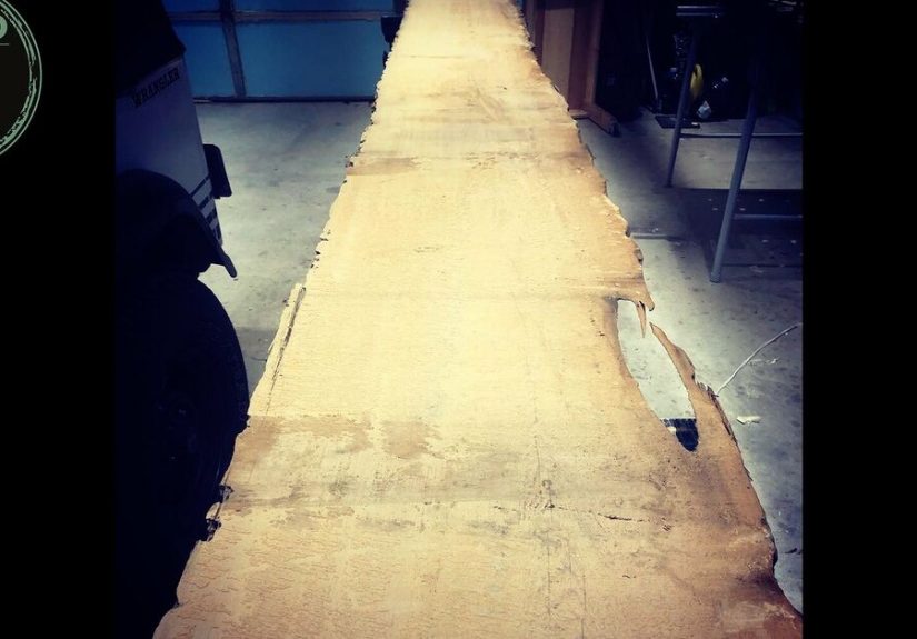 How to Build a DIY Epoxy Bar Top Using Reclaimed Wood That GLOWS