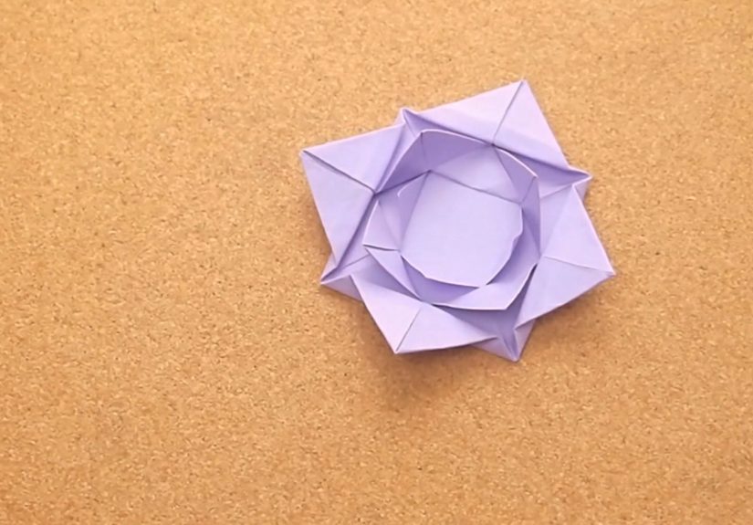 How to Fold an Origami Water Lily: 5 Steps