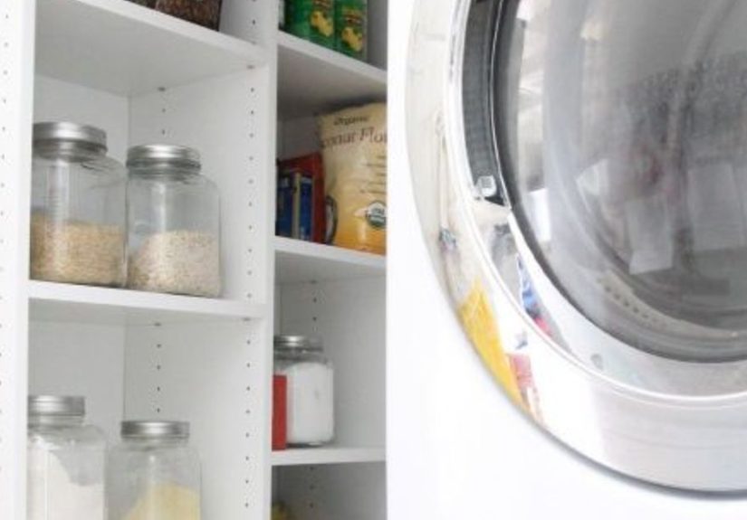 How to Turn a Laundry Closet Into a Pantry