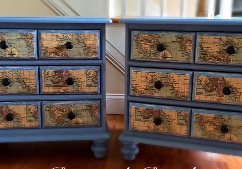 Make Furniture Look Gorgeous Again With Tissue Paper