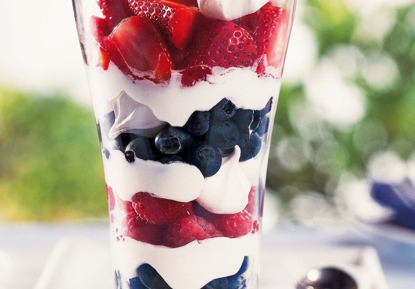 Red, White and Blue Parfaits Recipe
