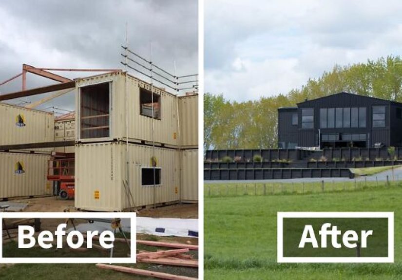 This Cool House Was Built Out Of 12 Shipping Containers