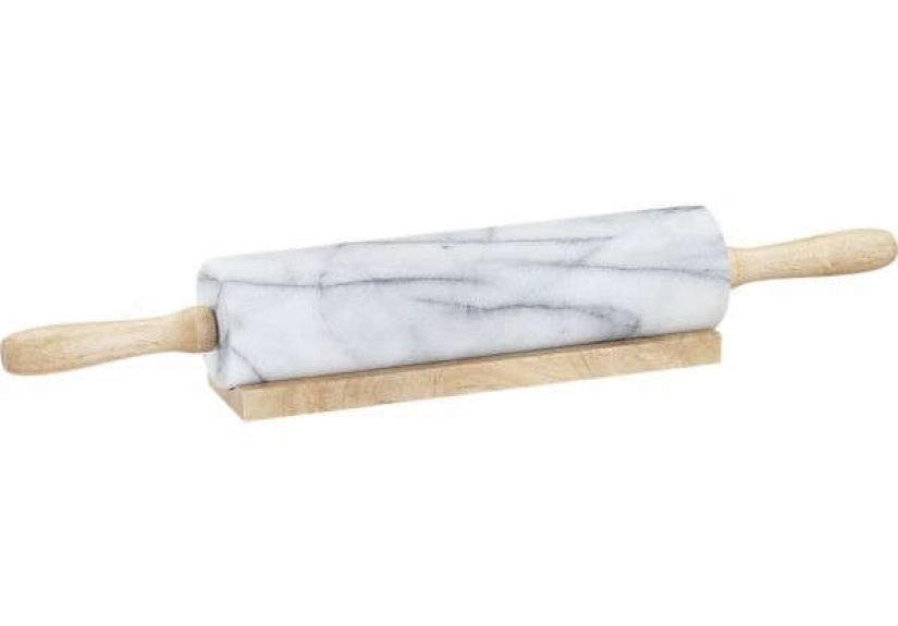 White Marble Rolling Pin