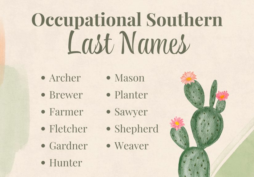 180+ Southern Last Names & Their Meanings