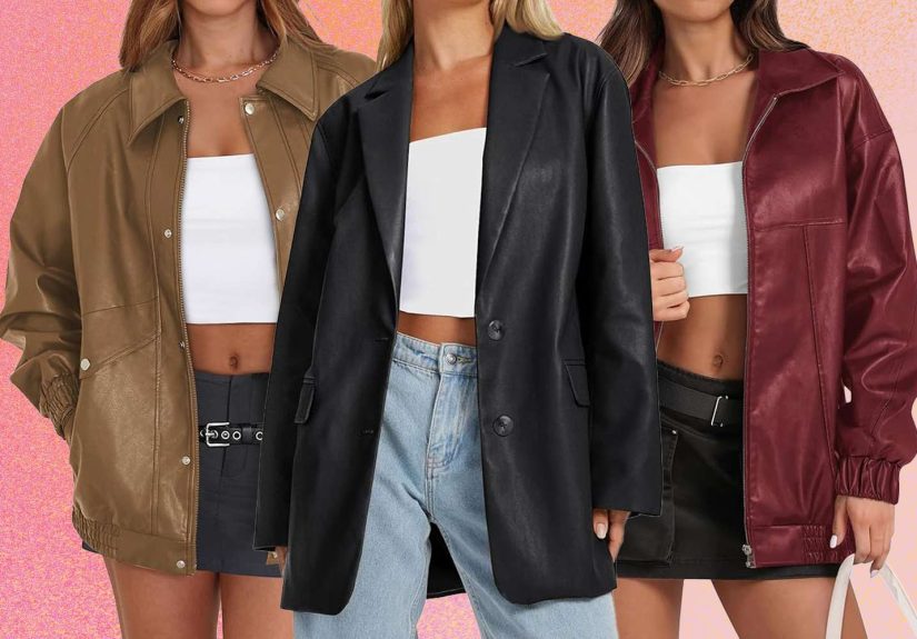 Amazon Stylish Leather Jackets Under $50