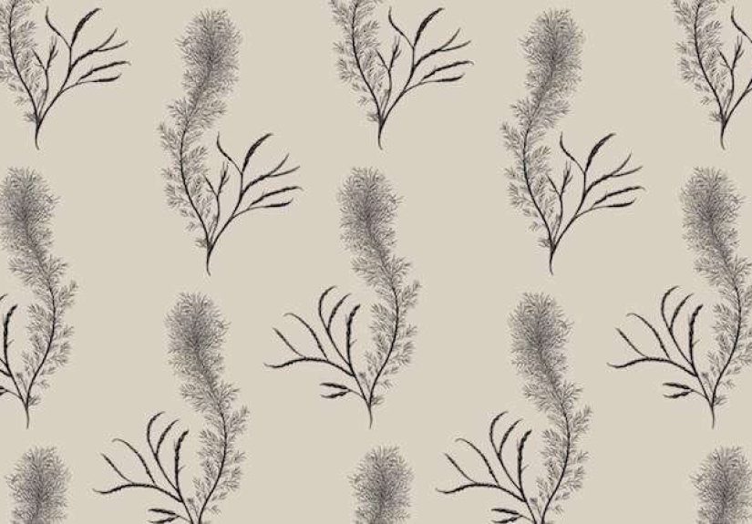 Underwater Chic: Seaweed-Printed Fabrics & Wallpapers