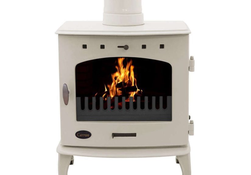 Carron 7.3kW Cream Enamel Multi-fuel / Woodburning Stove