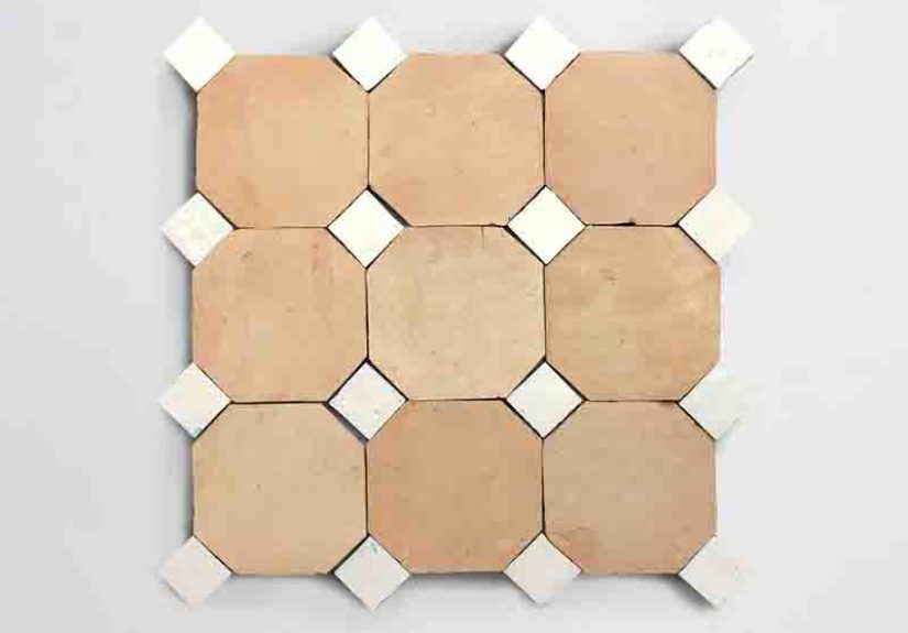 Natural Octagon + Sea Salt Bouchon: A Warm, Handmade Tile Pairing That Makes Quiet Rooms Feel Special