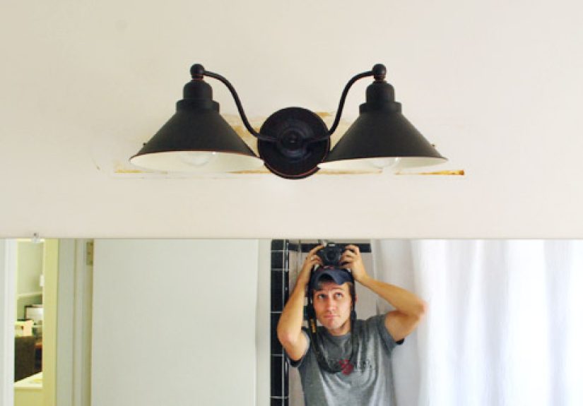 Replacing An Old Bathroom Light