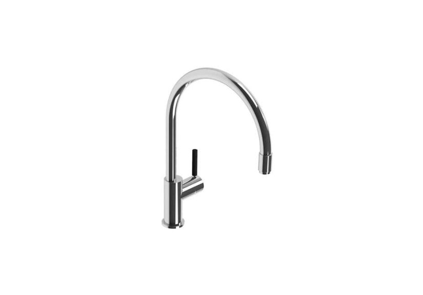 XO Zu Single Hole Kitchen Faucet with Pull-Out Spray