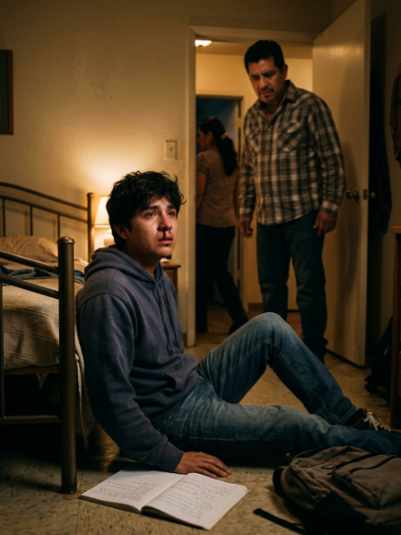 —Porque esa noche… yo escuché a papá decir que si tú seguías en la casa, mamá iba a descubrir lo de la cuenta, lo de la casa de Portales y lo del seguro. 1 tai